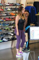 KELLY BROOK Out Shopping in West Hollywood