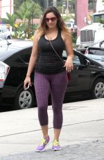 KELLY BROOK Out Shopping in West Hollywood