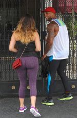 KELLY BROOK Out Shopping in West Hollywood