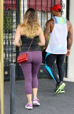 KELLY BROOK Out Shopping in West Hollywood