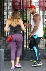 KELLY BROOK Out Shopping in West Hollywood