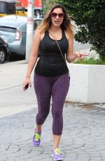 KELLY BROOK Out Shopping in West Hollywood
