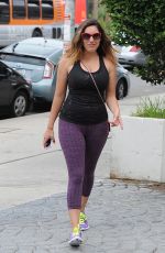 KELLY BROOK Out Shopping in West Hollywood