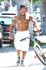 KELLY BROOK Riding a Bike in Los Angeles
