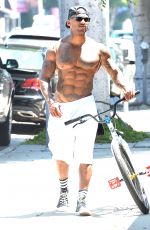 KELLY BROOK Riding a Bike in Los Angeles