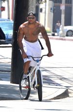 KELLY BROOK Riding a Bike in Los Angeles