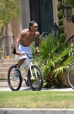 KELLY BROOK Riding a Bike in Los Angeles