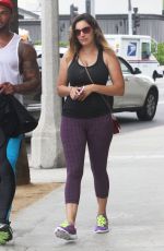 KELLY NROOK Leaves a Gym in West Hollywood