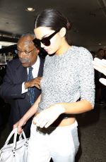 KENDALL JENNER Arrives at LAX Airport in Los Angeles