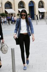 KENDALL JENNER Out and About in Paris