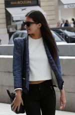KENDALL JENNER Out and About in Paris