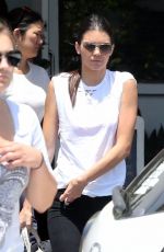 KENDALL JENNER Out Shopping at Fred Segal in West Hollywood