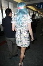 KESHA Arrives at LAX Airport in Los Angeles
