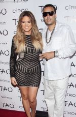 KHLOE KARDASHIA Celebrates Her 30th Birthday at Tao Nightclub in Las Vegas