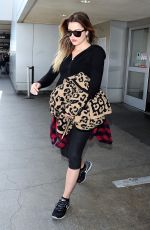 KHLOE KARDASHIAN Arrives at Los Angeles International Airport