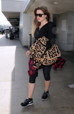 KHLOE KARDASHIAN Arrives at Los Angeles International Airport