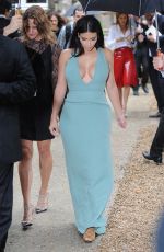 KIM KARDASHIAN at Valentino Fashion Show in Paris