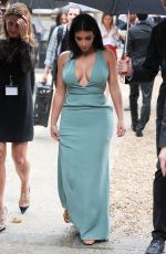KIM KARDASHIAN at Valentino Fashion Show in Paris