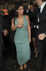 KIM KARDASHIAN at Valentino Fashion Show in Paris