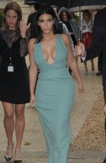 KIM KARDASHIAN at Valentino Fashion Show in Paris