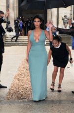 KIM KARDASHIAN at Valentino Fashion Show in Paris