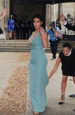 KIM KARDASHIAN at Valentino Fashion Show in Paris