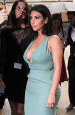 KIM KARDASHIAN at Valentino Fashion Show in Paris