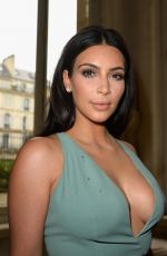 KIM KARDASHIAN at Valentino Fashion Show in Paris