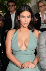 KIM KARDASHIAN at Valentino Fashion Show in Paris
