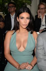 KIM KARDASHIAN at Valentino Fashion Show in Paris