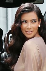 KIM KARDASHIAN Leaves a Studio in Los Angeles