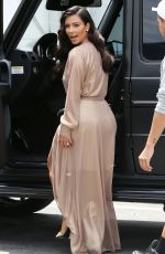 KIM KARDASHIAN Leaves a Studio in Los Angeles