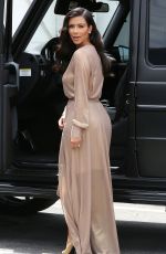 KIM KARDASHIAN Leaves a Studio in Los Angeles