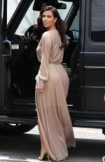 KIM KARDASHIAN Leaves a Studio in Los Angeles