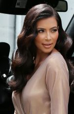 KIM KARDASHIAN Leaves a Studio in Los Angeles