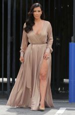 KIM KARDASHIAN Leaves a Studio in Los Angeles