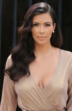 KIM KARDASHIAN Leaves a Studio in Los Angeles