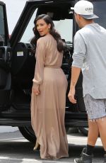 KIM KARDASHIAN Leaves a Studio in Los Angeles
