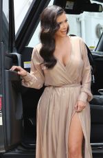 KIM KARDASHIAN Leaves a Studio in Los Angeles