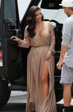 KIM KARDASHIAN Leaves a Studio in Los Angeles