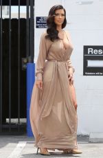KIM KARDASHIAN Leaves a Studio in Los Angeles