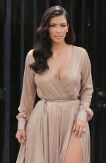 KIM KARDASHIAN Leaves a Studio in Los Angeles