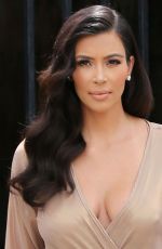 KIM KARDASHIAN Leaves a Studio in Los Angeles