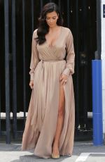 KIM KARDASHIAN Leaves a Studio in Los Angeles