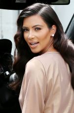 KIM KARDASHIAN Leaves a Studio in Los Angeles