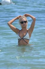 KIMBERLEY GARNER in Bikini at a Beach in St. Tropez