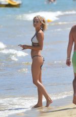 KIMBERLEY GARNER in Bikini at a Beach in St. Tropez