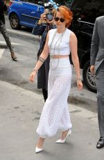 KRISTEN STEWART at Chanel Fashion Show in Paris