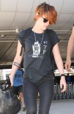 KRISTEN STEWART at Leavs LAX Airport for Tokyo