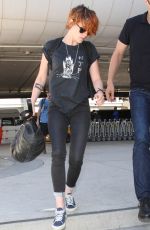 KRISTEN STEWART at Leavs LAX Airport for Tokyo